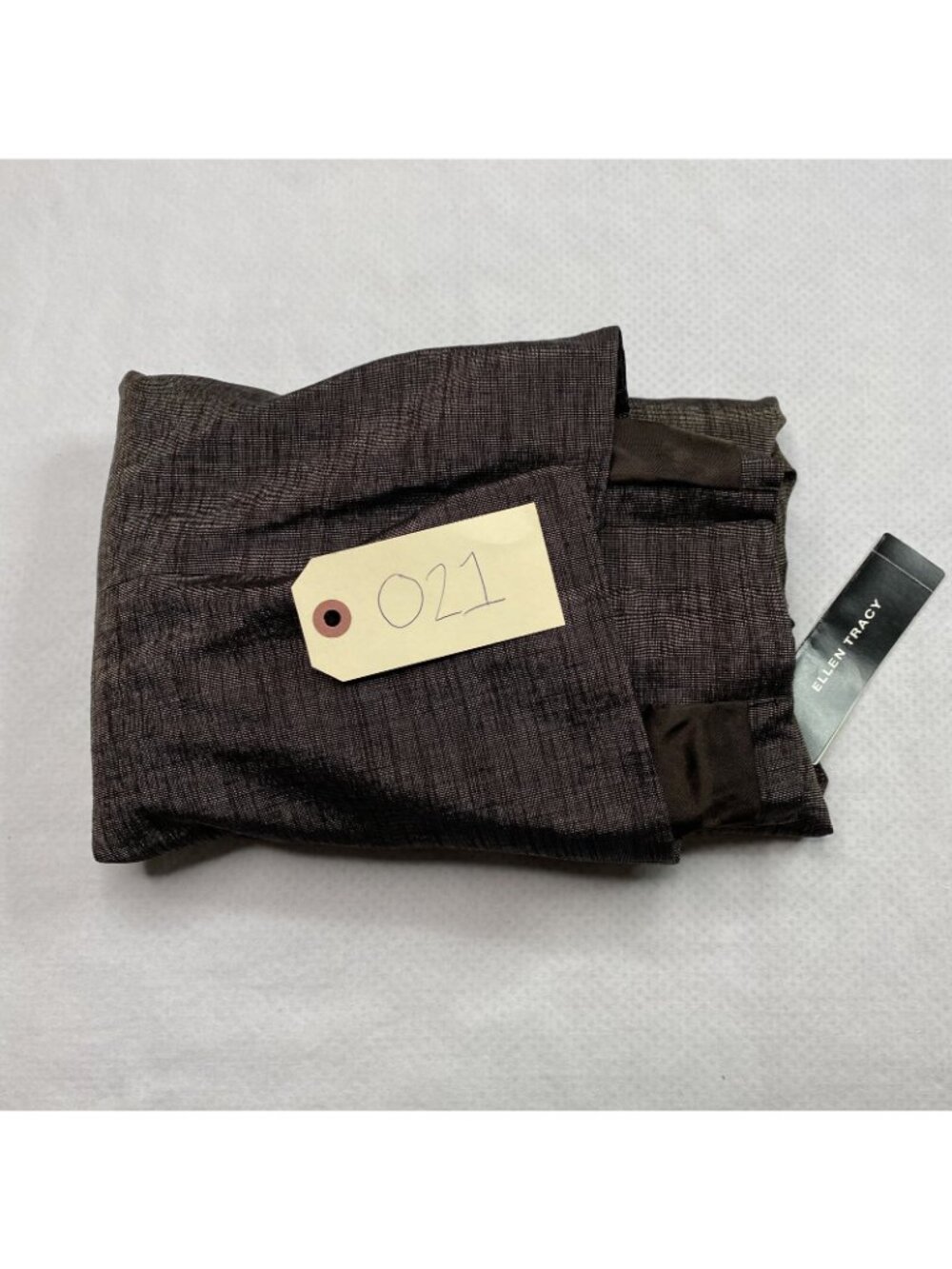 Ellen Tracy Womens Blazer sz 16 Brown Beaded Old Money NEW nwt MSRP $498 - Picture 12 of 12